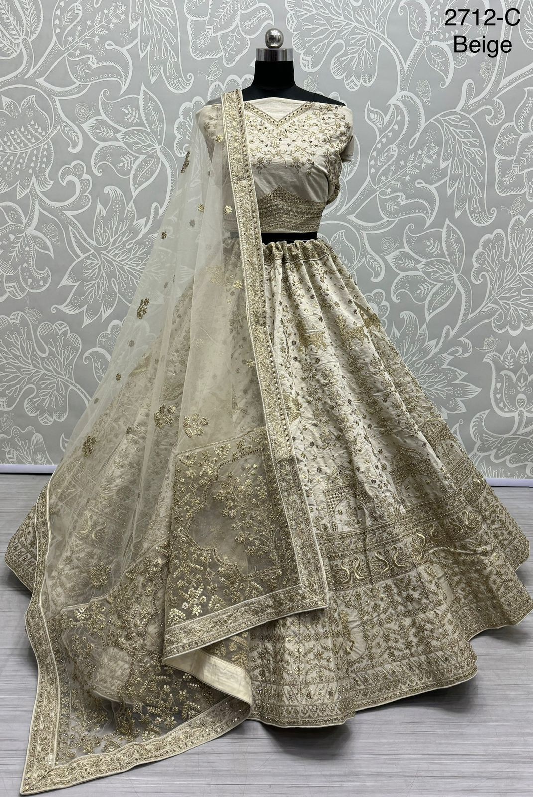 New Designer heavy silk with Dori Embroidered and Diamond work and Stitching with cancan Party wear Lehenga choli
